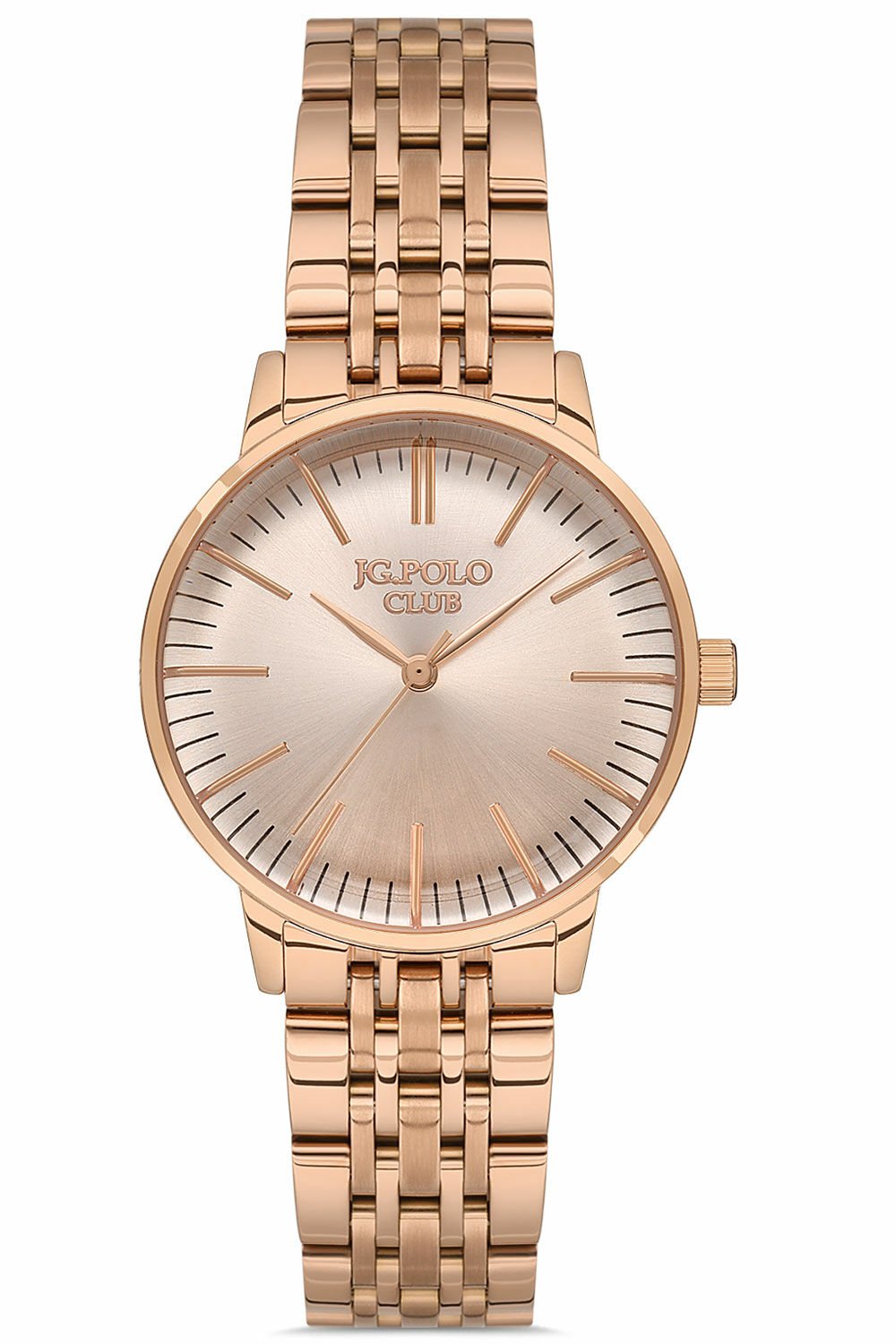 Kadın Kol Saati Çelik Kasa Çelik Kordon 5 Atm Su Geçirmez Rose Gold