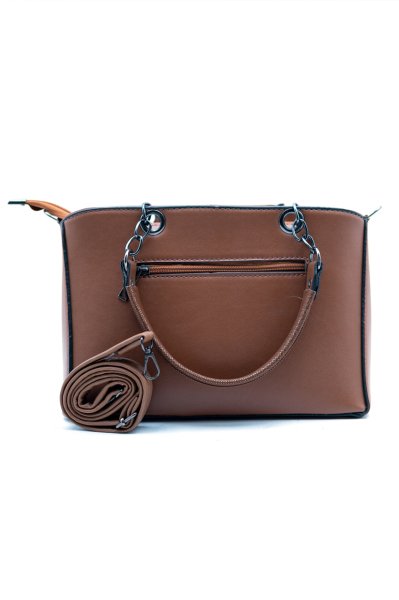 Kadın Omuz Çantası Orta Boy 30x20 CM BKV0015 Taba