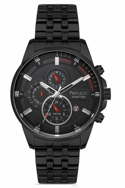 Ferrucci Orjinal Erkek Kol Saati Çelik Kordon Kol Saati 13110KR-B