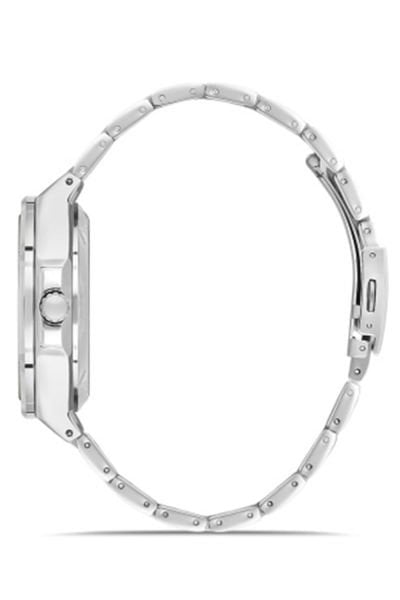 Erkek Otomatik Kol Saati Paslanmaz Çelik Kasa Çelik Kordon Otomatik Fonksiyon