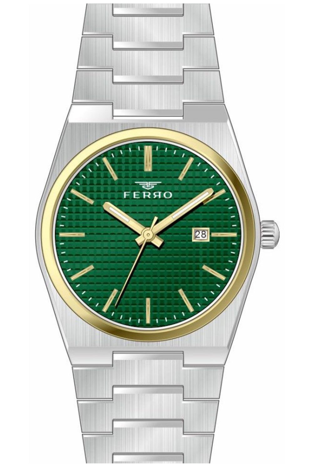 Erkek Premium Kol Saati Çelik Kasa Çelik Kordon Takvimli Fonksiyon F11373A-A
