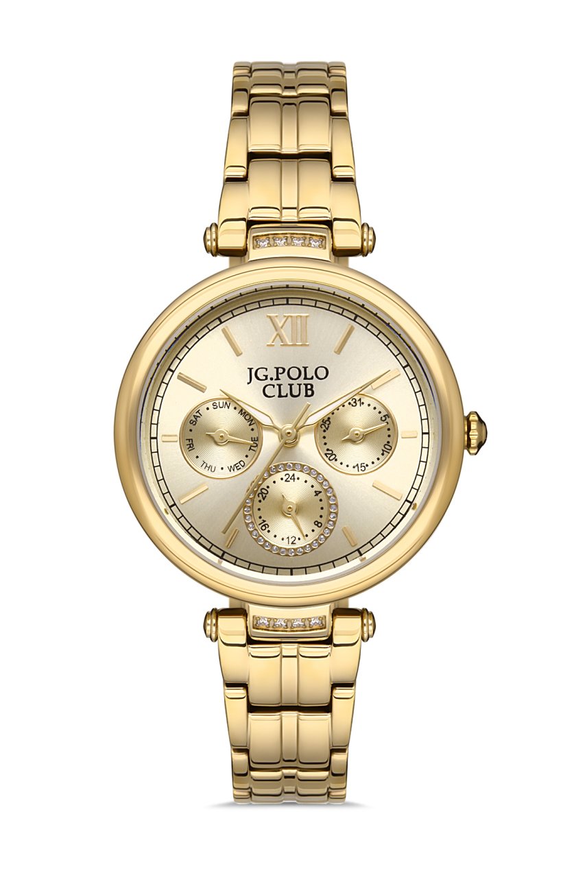 Kadın Premium Kol Saati Analog Fonksiyon 13696 Altın
