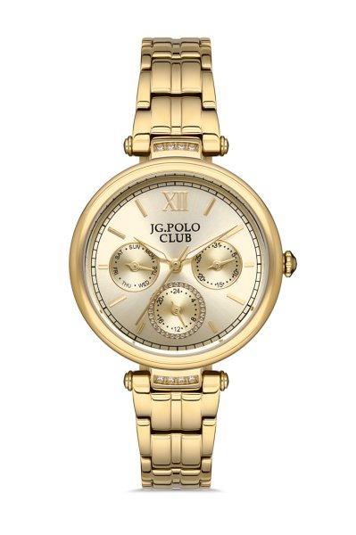 Kadın Premium Kol Saati Analog Fonksiyon 13696 Altın