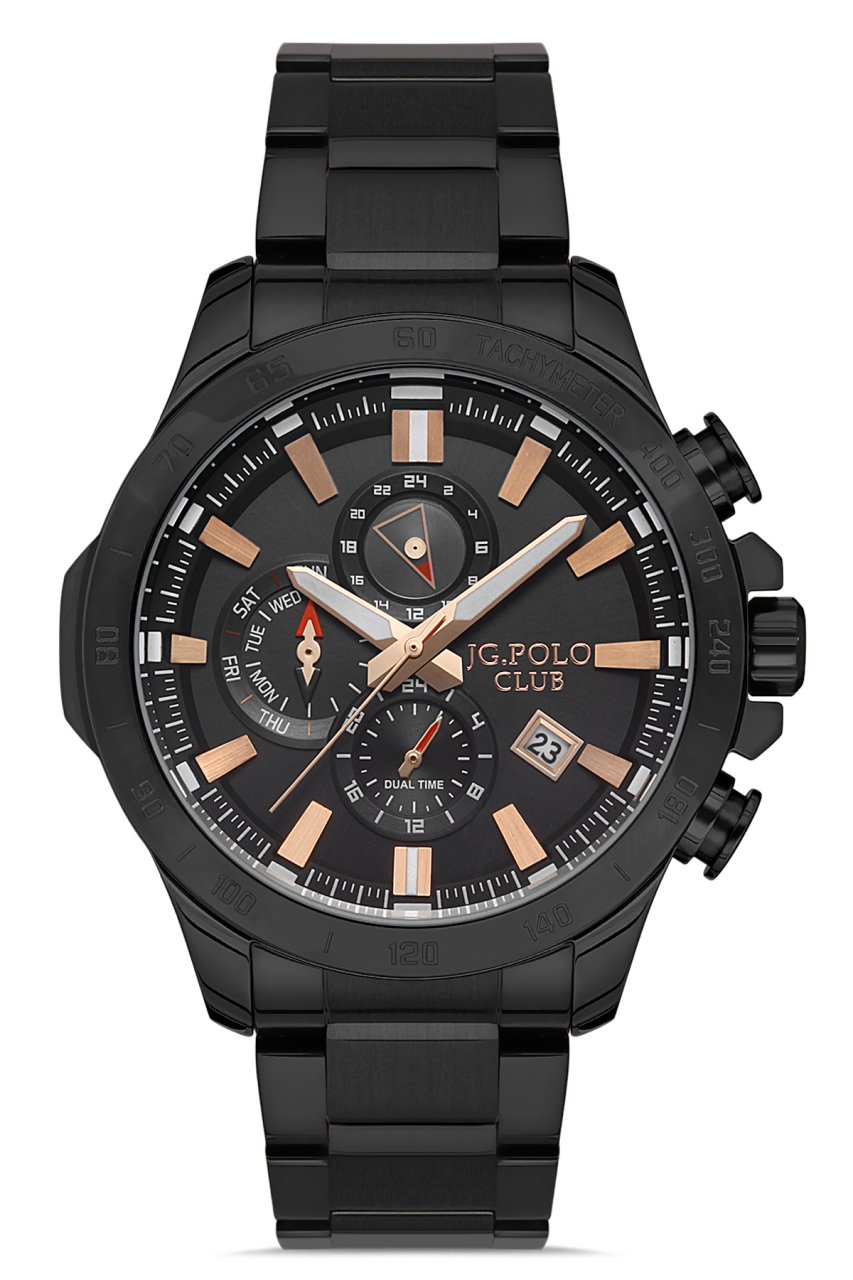 Erkek Premium Kol Saati Takvimli Analog Fonksiyon 3172M Siyah