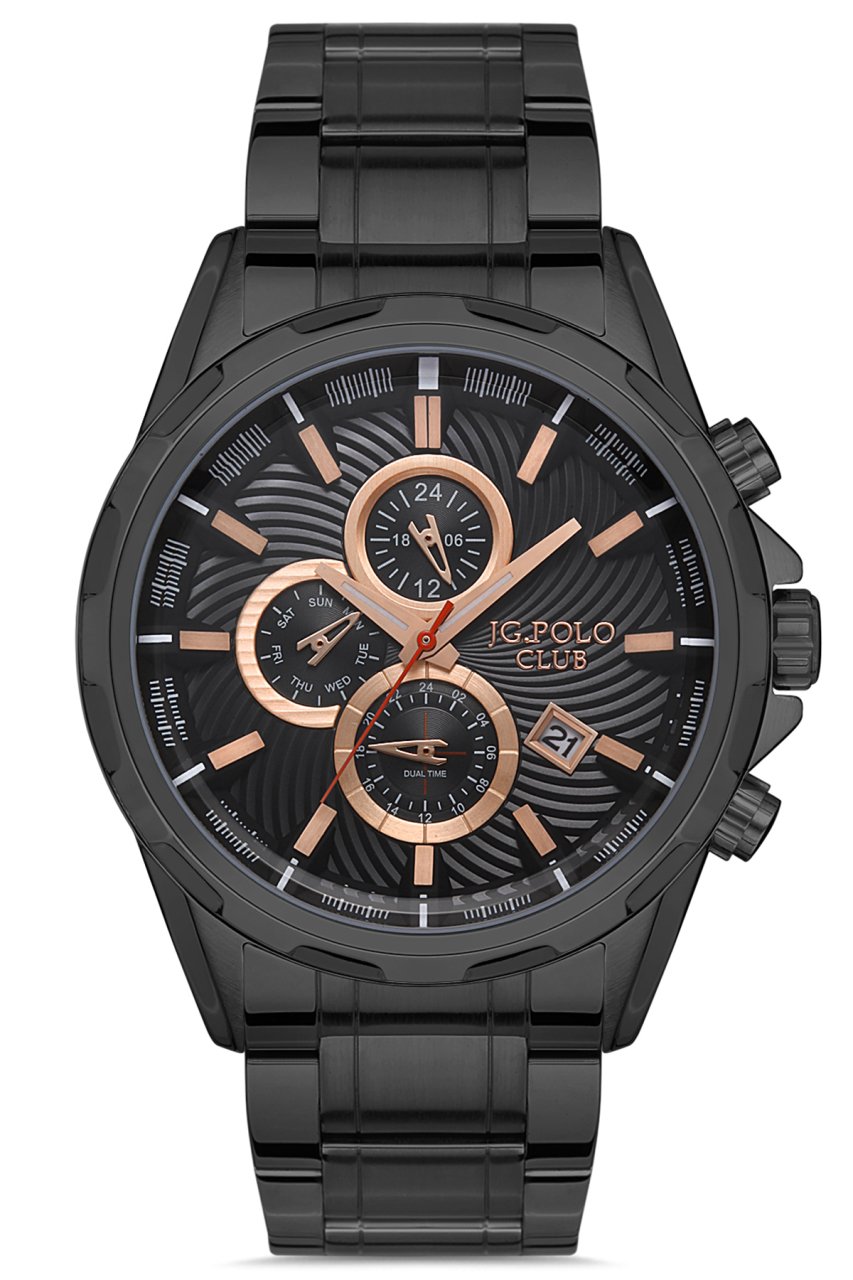 Erkek Spor Kol Saati Premium Spor Analog & Takvimli 1928M Siyah
