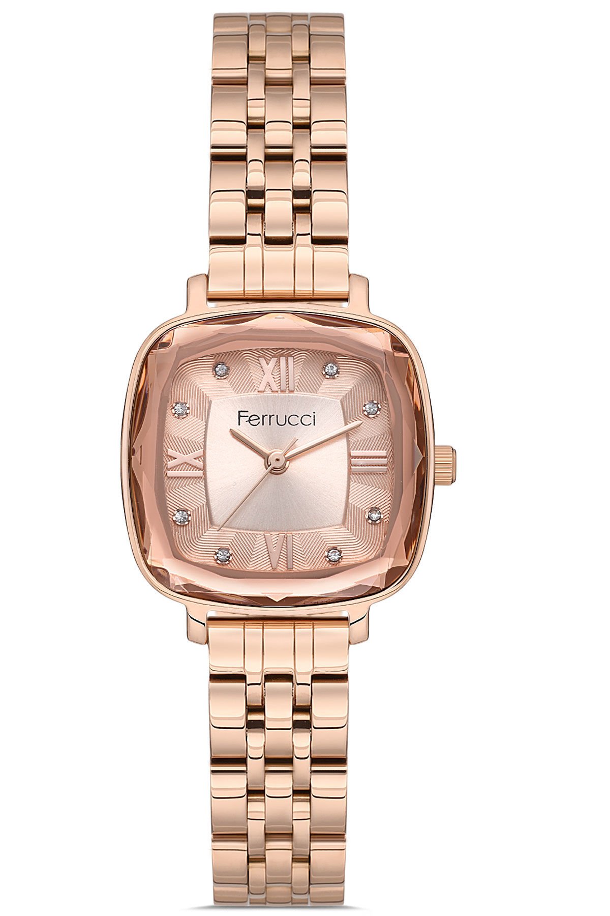 Kadın Premium Kol Saati Çelik Kasa Çelik Kordon Su Geçirmez Rose Gold