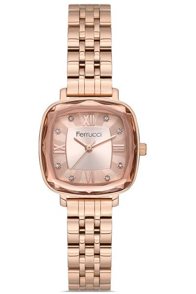 Kadın Premium Kol Saati Çelik Kasa Çelik Kordon Su Geçirmez Rose Gold