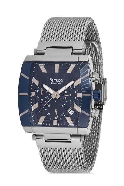 Ferrucci Function Super Watch Erkek Kol Saati FF002 MAVİ FF002