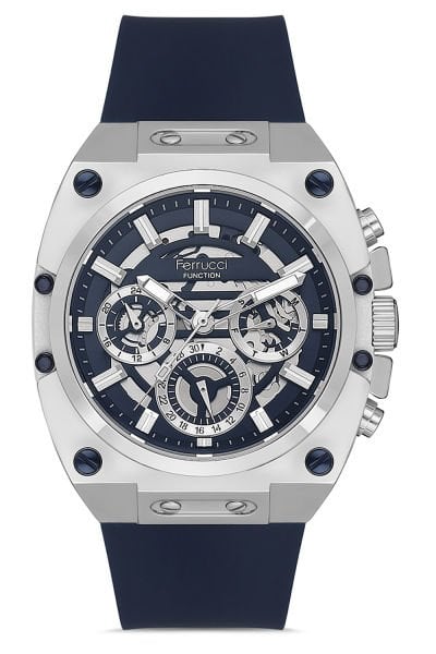 Erkek Spor Kol Saati Çelik Kasa Silikon Kordon Paslanmaz Çelik Model İç Fonksiyonlar Aktif Çalışır Premium Seri