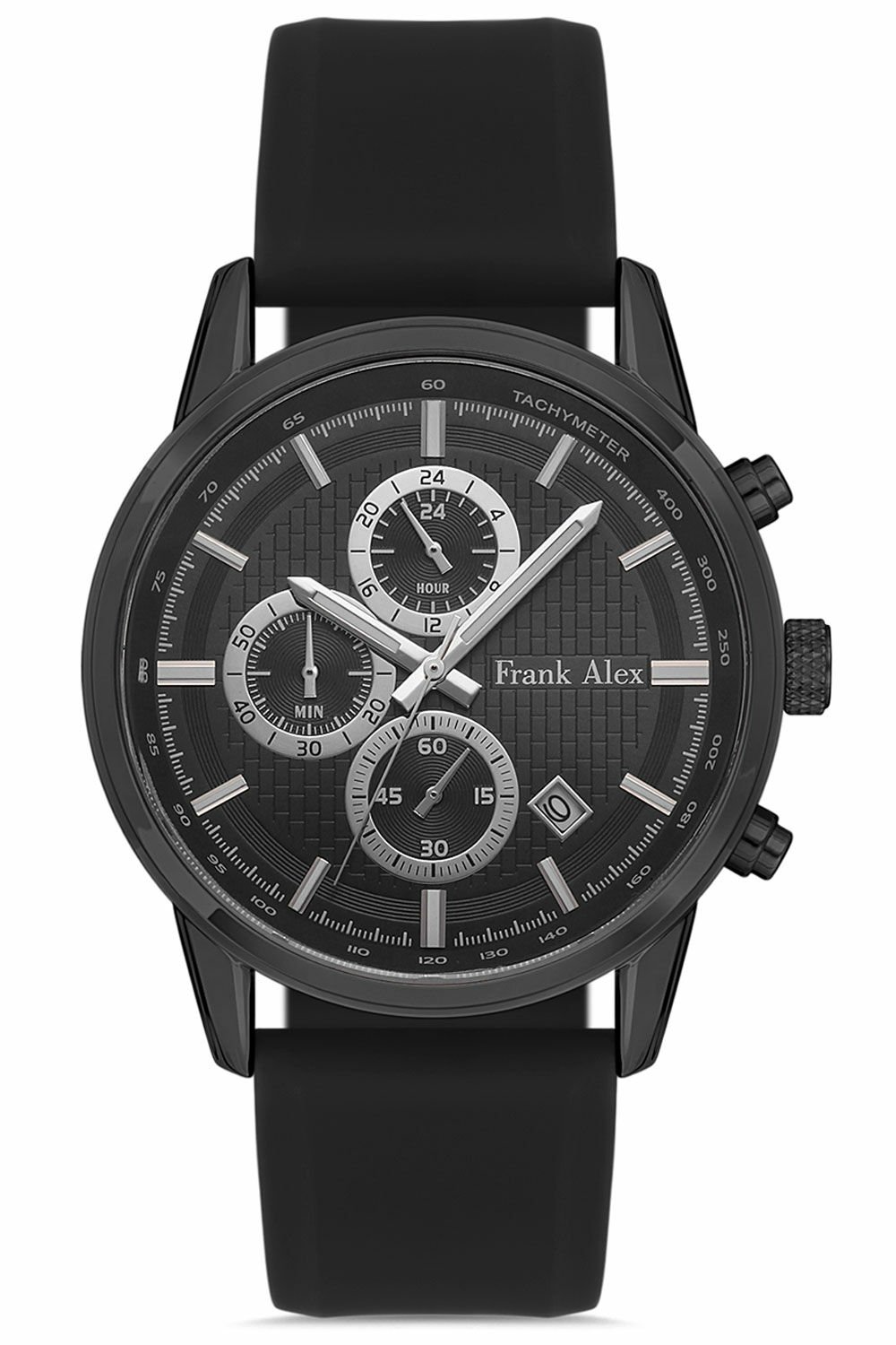 Erkek Spor Kol Saati Çelik Kasa Silikon Kordon Fonksiyonlar Aktif Spor Model 11508PL-E