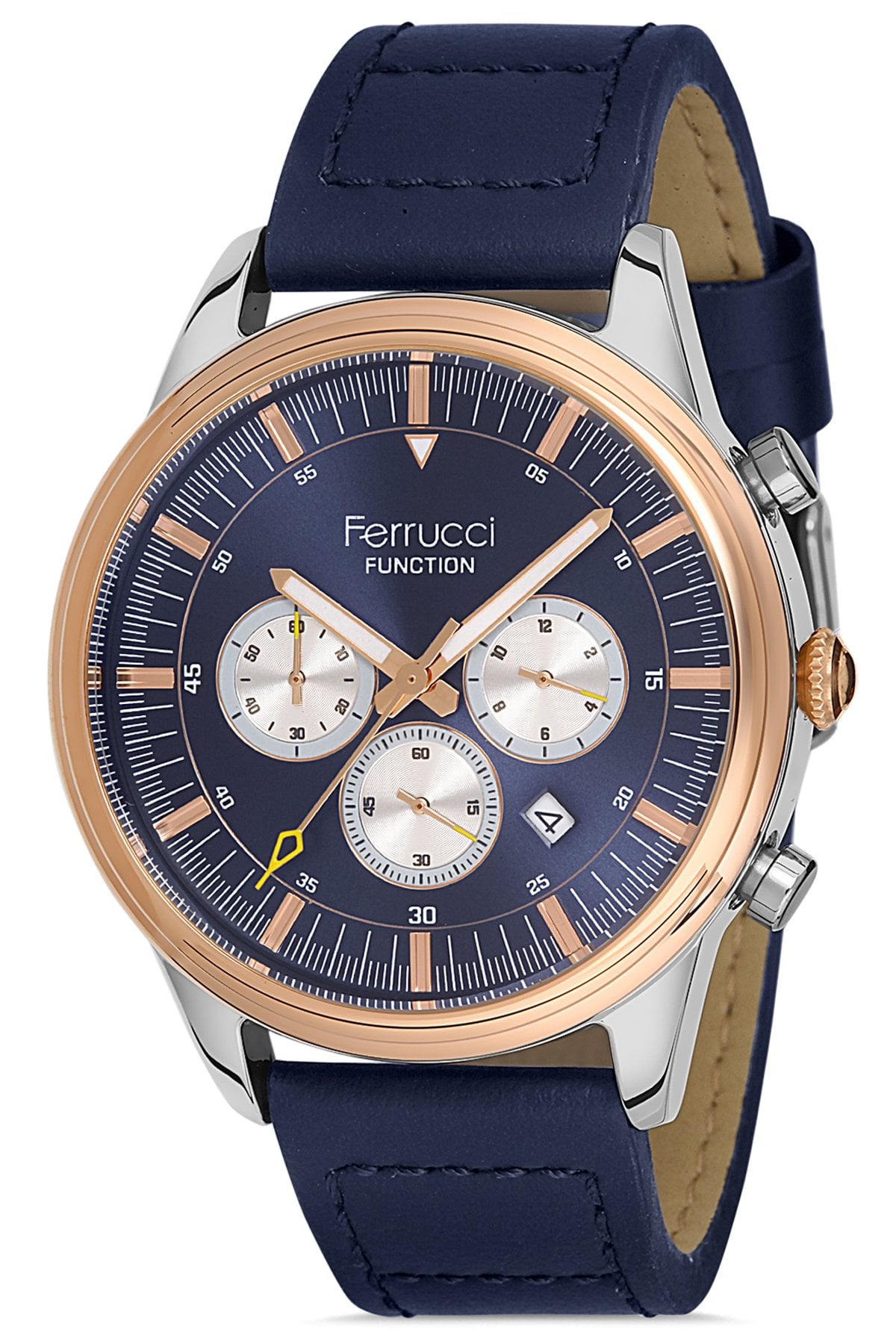 Erkek Spor Kol Saati Çelik Kasa Takvimli Analog Fonksiyon 12709K-C