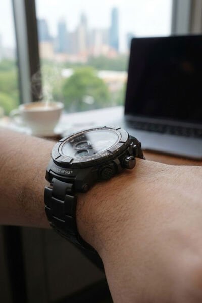 Erkek Siyah Renk Sport Watch Kol Saati CMS0046