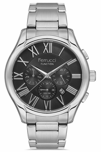 Erkek Kol Saati Çelik Kordon Analog Fonksiyon Su Geçirmez 3219ZX-C