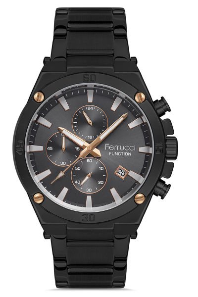 Erkek Premium Kol Saati Çelik Kordon Analog Fonksiyon Su Geçirmez 13702X-D
