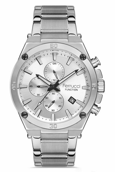 Erkek Premium Kol Saati Çelik Kordon Analog Fonksiyon Su Geçirmez 13702X-E