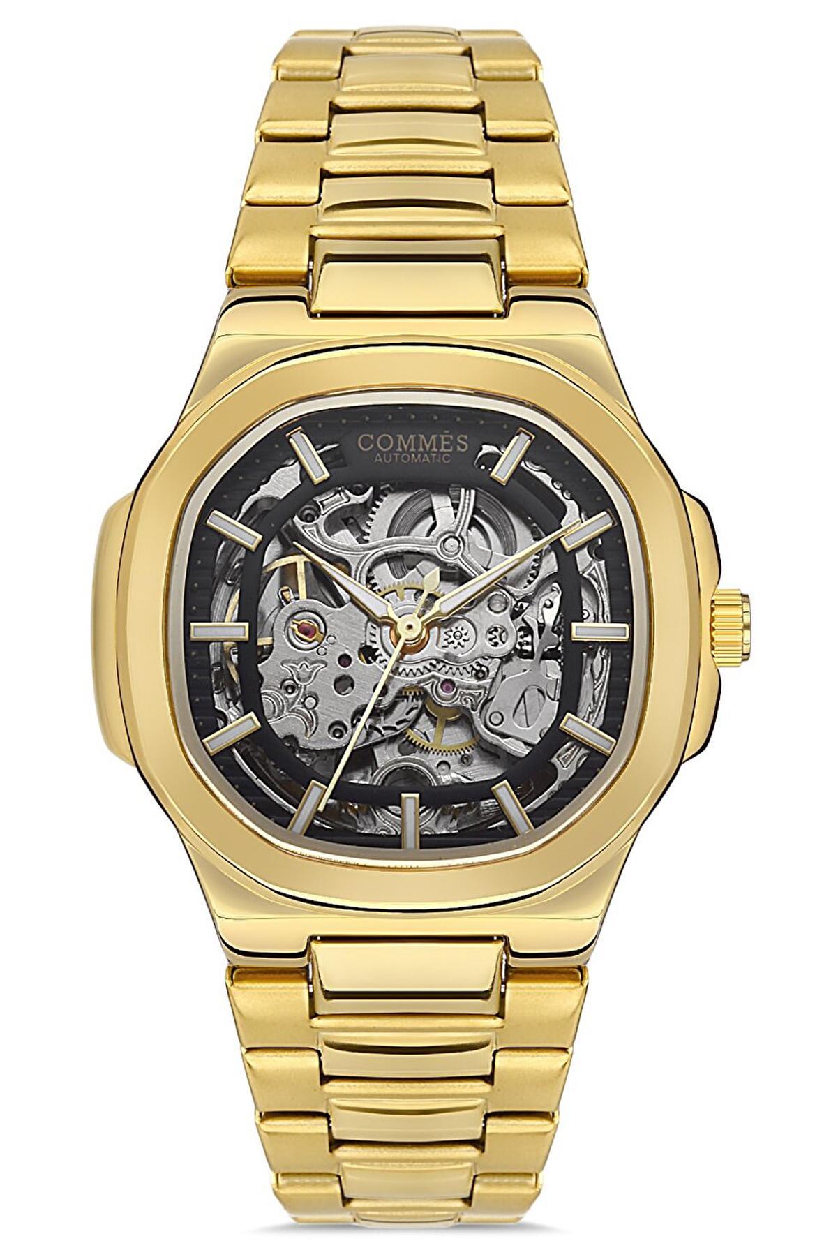 Erkek Automatic Kol Saati Çelik Kordon Saat NS00120-E
