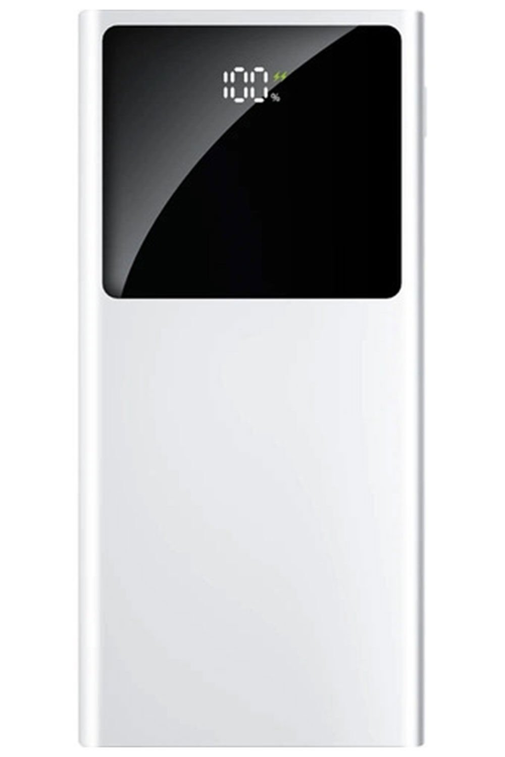 10.000 Mah Taşınabilir Hızlı Şarj Power Bank 3.Nesil LCD Ekran 3 Çıkışlı Dahili Android Type C & İOS