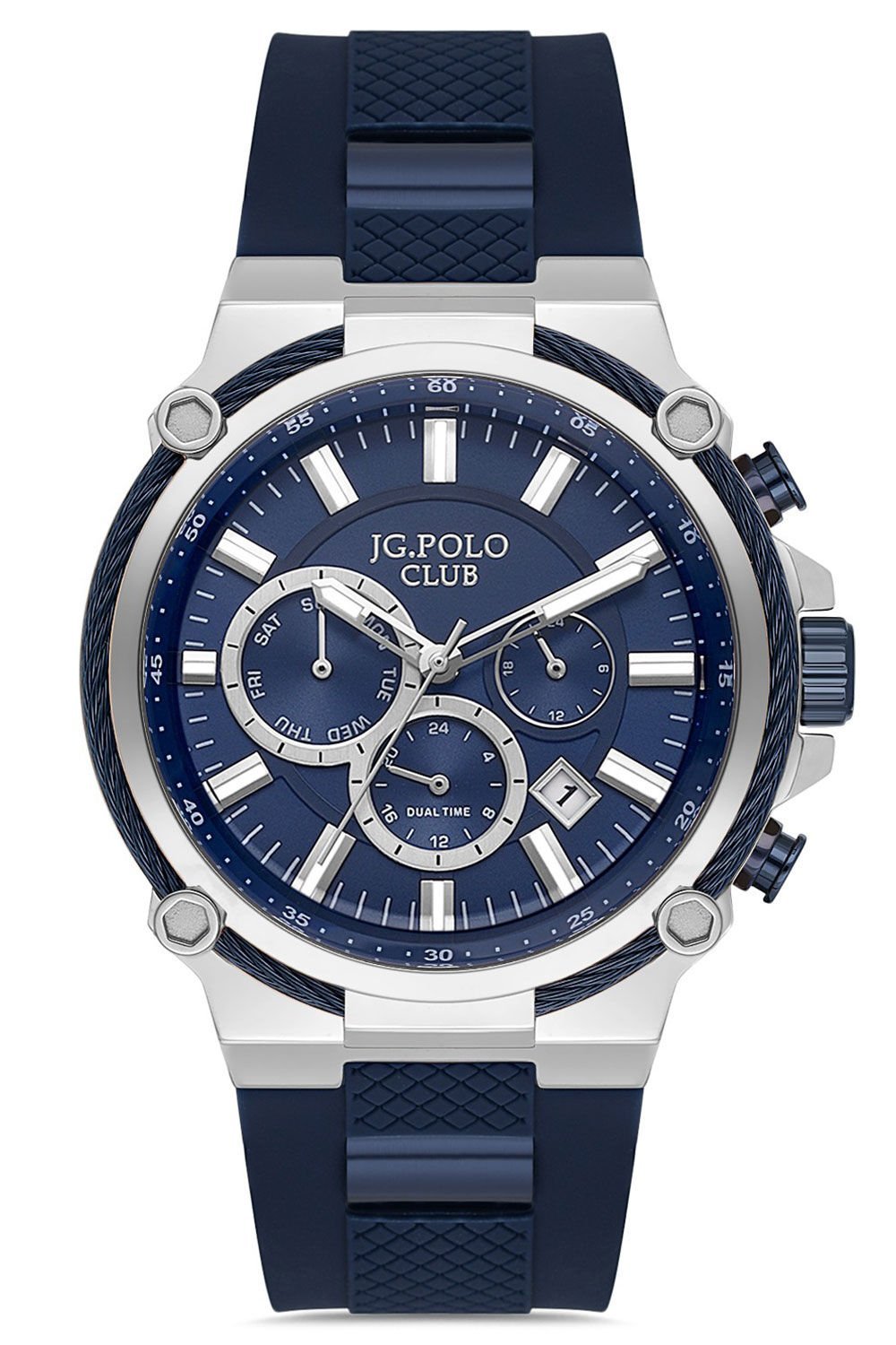 Erkek Silikon Kordon Orijinal Spor Kol Saati Çelik Kasa 5 Atm Su Geçirmez 2 Yıl Distribütör Firma Garantili Paslanmaz Çelik Premium Spor Model