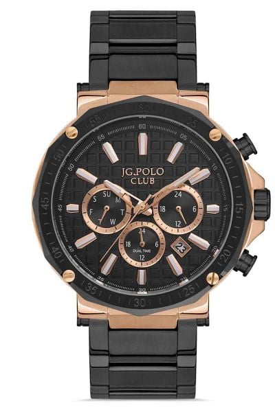 Erkek Saat Premium Kol Saati Çelik Kordon Analog Fonksiyon 2925-B