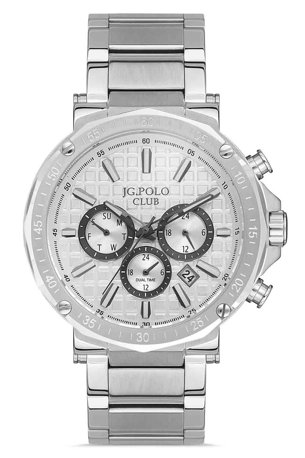 Erkek Saat Premium Kol Saati Çelik Kordon Analog Fonksiyon 2925-D