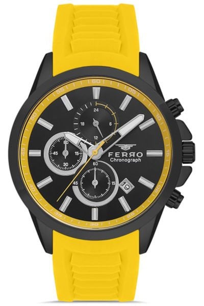 Erkek Spor Kol Saati Silikon Kordon Çelik Kasa Su Geçirmez Premium Model