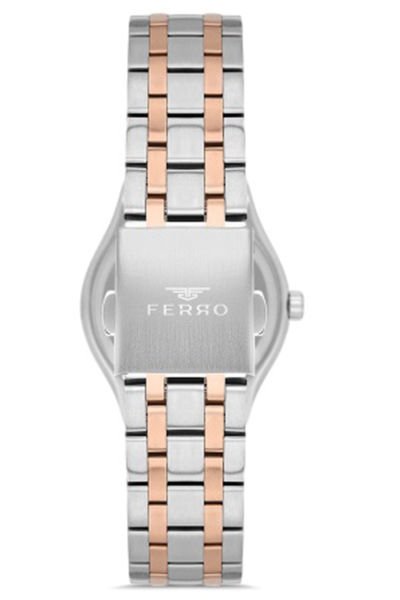 Kadın Çelik Kordon Kol Saati Çelik Kasa Premium Model Gümüş - Rose Gold