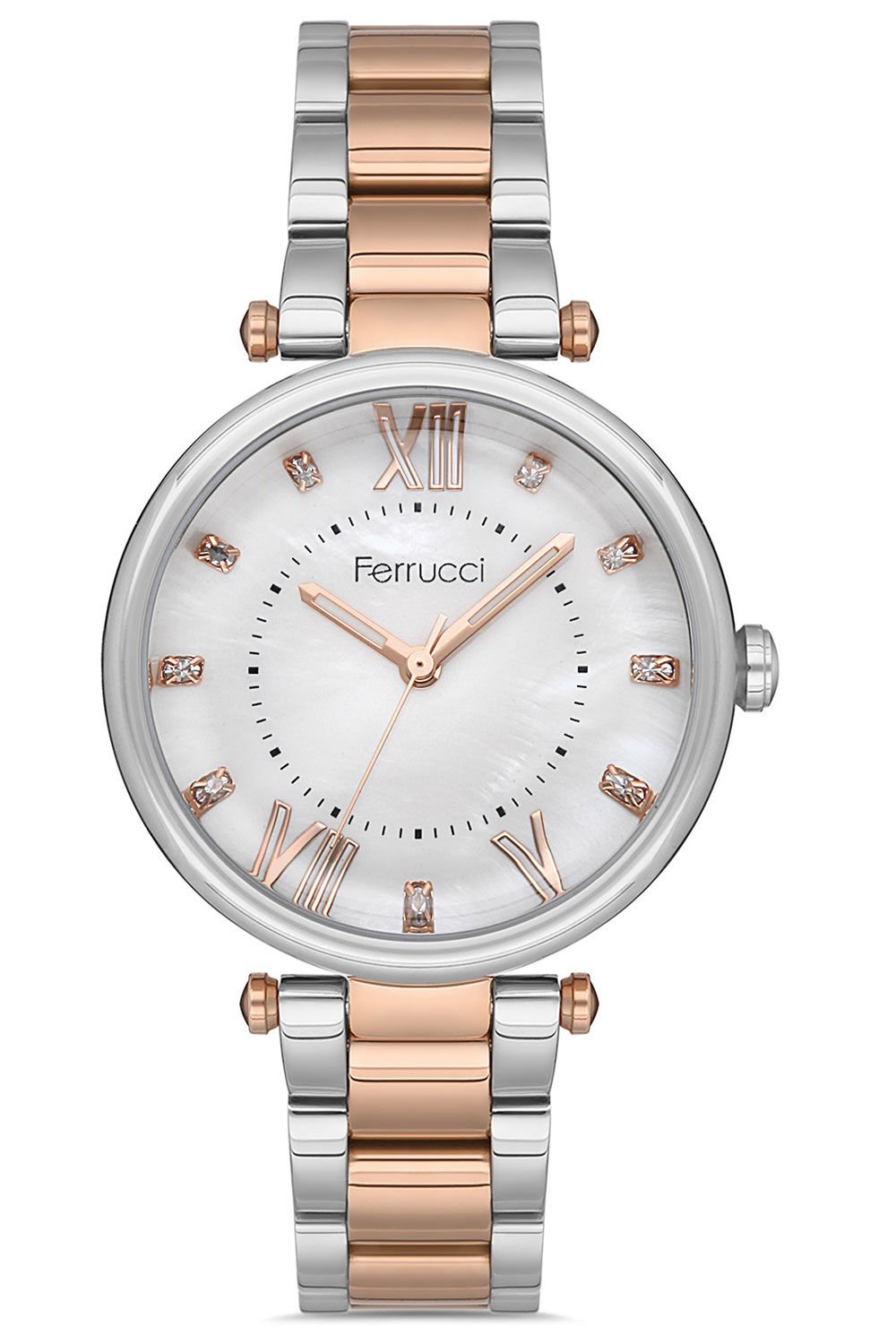 Kadın Premium Kol Saati Çelik Kasa Çelik Kordon Su Geçirmez Paslanmaz Çelik 2 Yıl Garantili Gümüş - Rose Gold