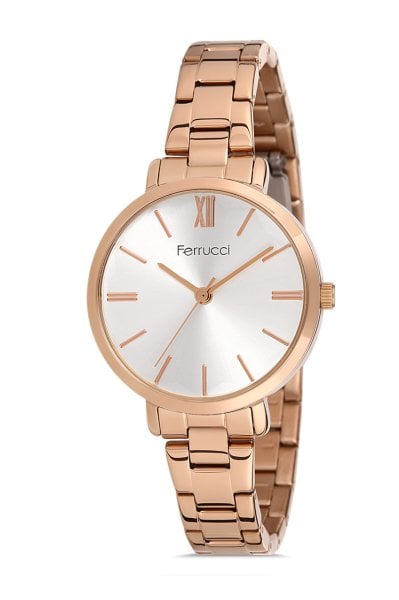 Kadın Premium Klasik Kol Saati FCH0050 Bronz