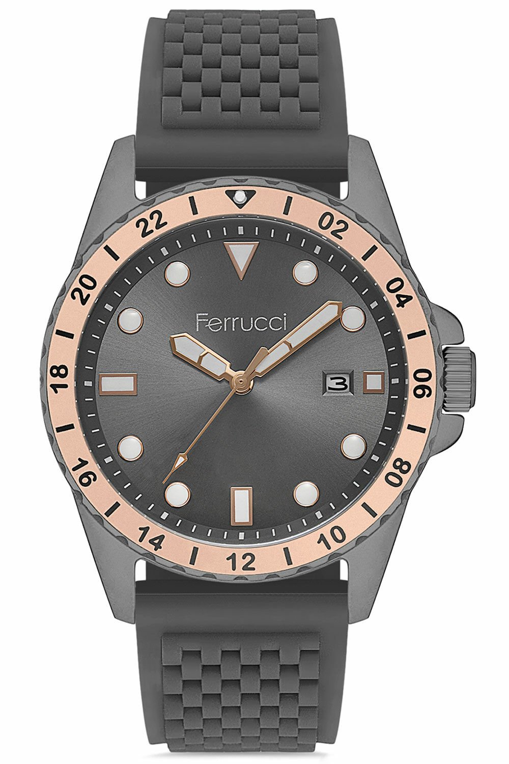 Erkek Premium Spor Kol Saati Çelik Kasa Su Geçirmez 03283TR-H
