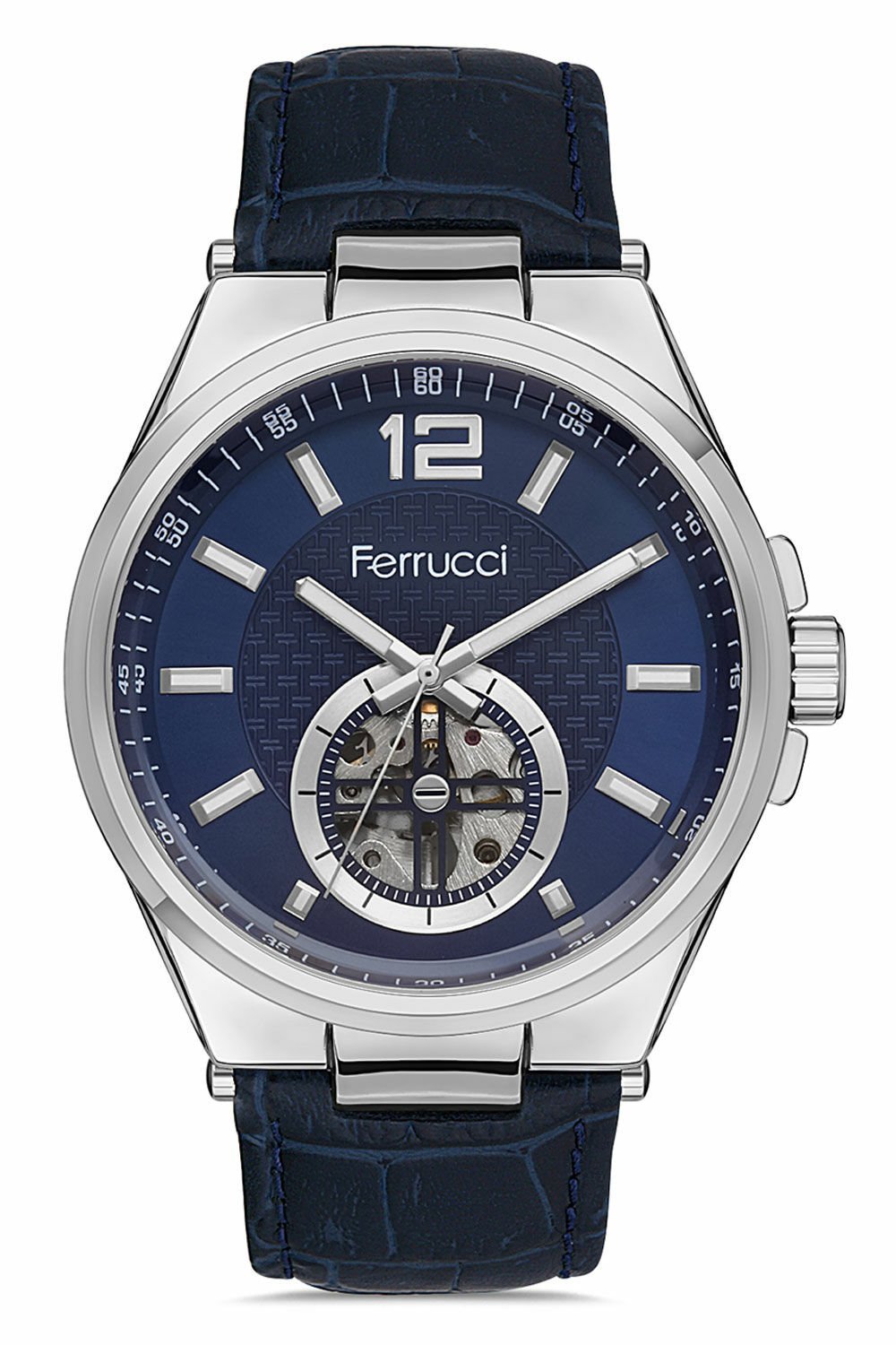 Erkek Otomatik Kol Saati Çelik Kasa Hakiki Deri Kordon Su Geçirmez Pilsiz Fonksiyon