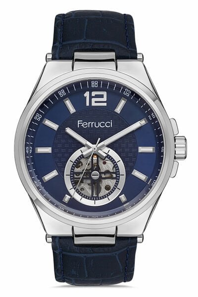 Erkek Otomatik Kol Saati Çelik Kasa Hakiki Deri Kordon Su Geçirmez Pilsiz Fonksiyon