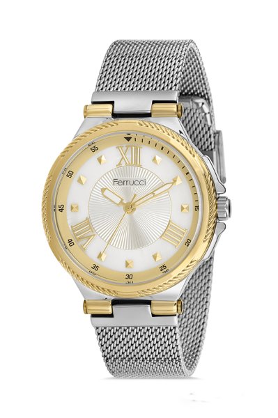 Kadın Premium Analog Kol Saati FCH0072 Altın & Beyaz