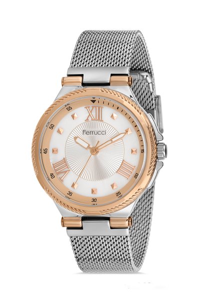 Kadın Premium Analog Kol Saati FCH0072 Bronz & Beyaz
