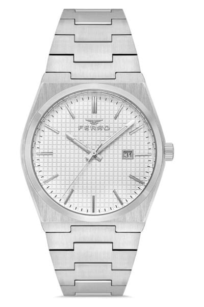 Erkek Çelik Kasa Spor Kol Saati Çelik Kordon Su Geçirmez Takvimli Fonksiyon 2 Yıl Garantili Premium Model