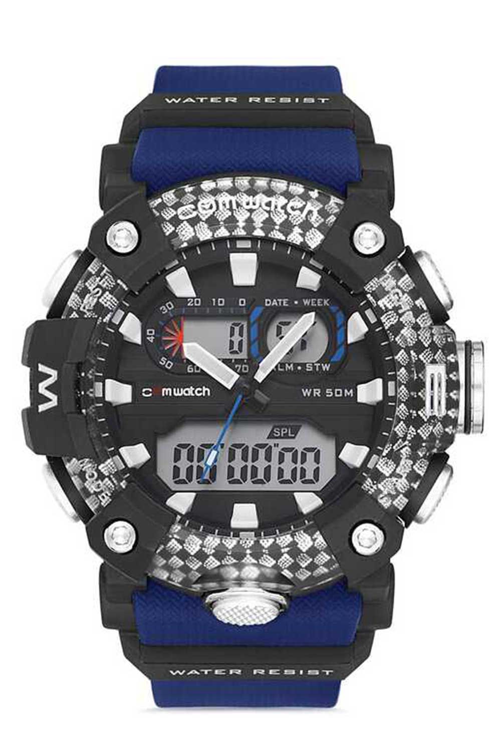 Erkek Spor Kol Saati Analog & Dijital Fonksiyon NS00180-B