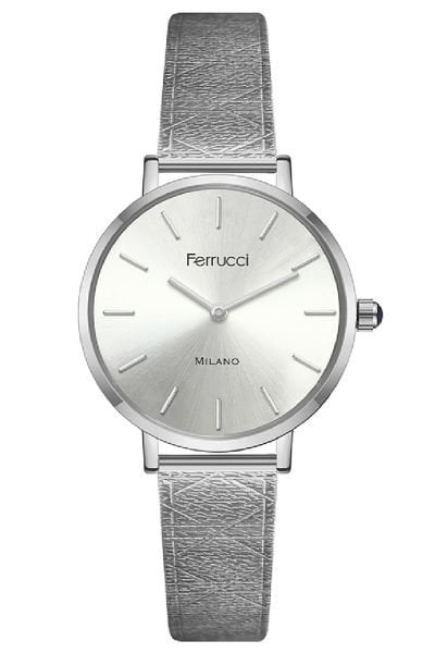 Kadın Çelik Kasa Kol Saati Kayış Kordon Premium Milano Model Gümüş Renk