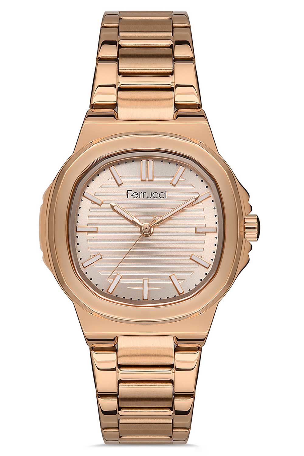 Kadın Premium Kol Saati Çelik Kasa Çelik Kordon Su Geçirmez Kare Model