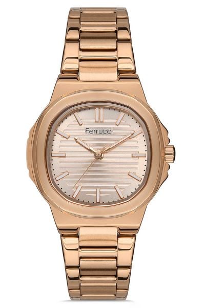 Kadın Premium Kol Saati Çelik Kasa Çelik Kordon Su Geçirmez Kare Model